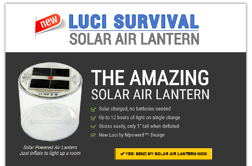 An Ingenious Solar-Powered Air Lantern